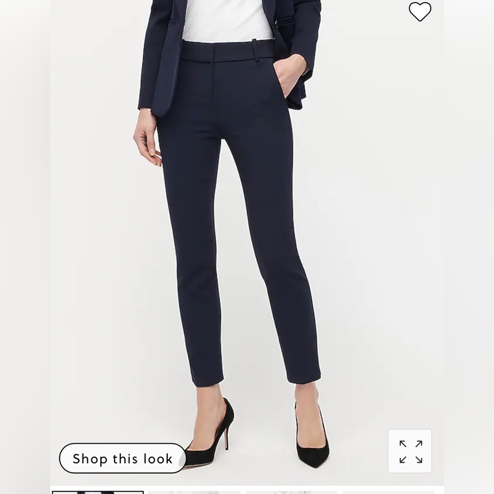 Jcrew Cameron slim, cropped pant, navy, size 2, like new